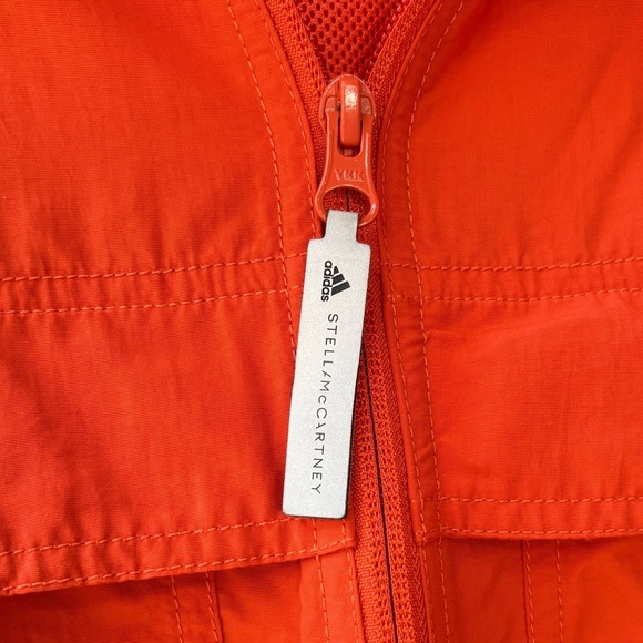 Stella McCartney x Adidas Truecasuals Woven Track Jacket In Burnt Cayenne Medium - Picture 4 of 8